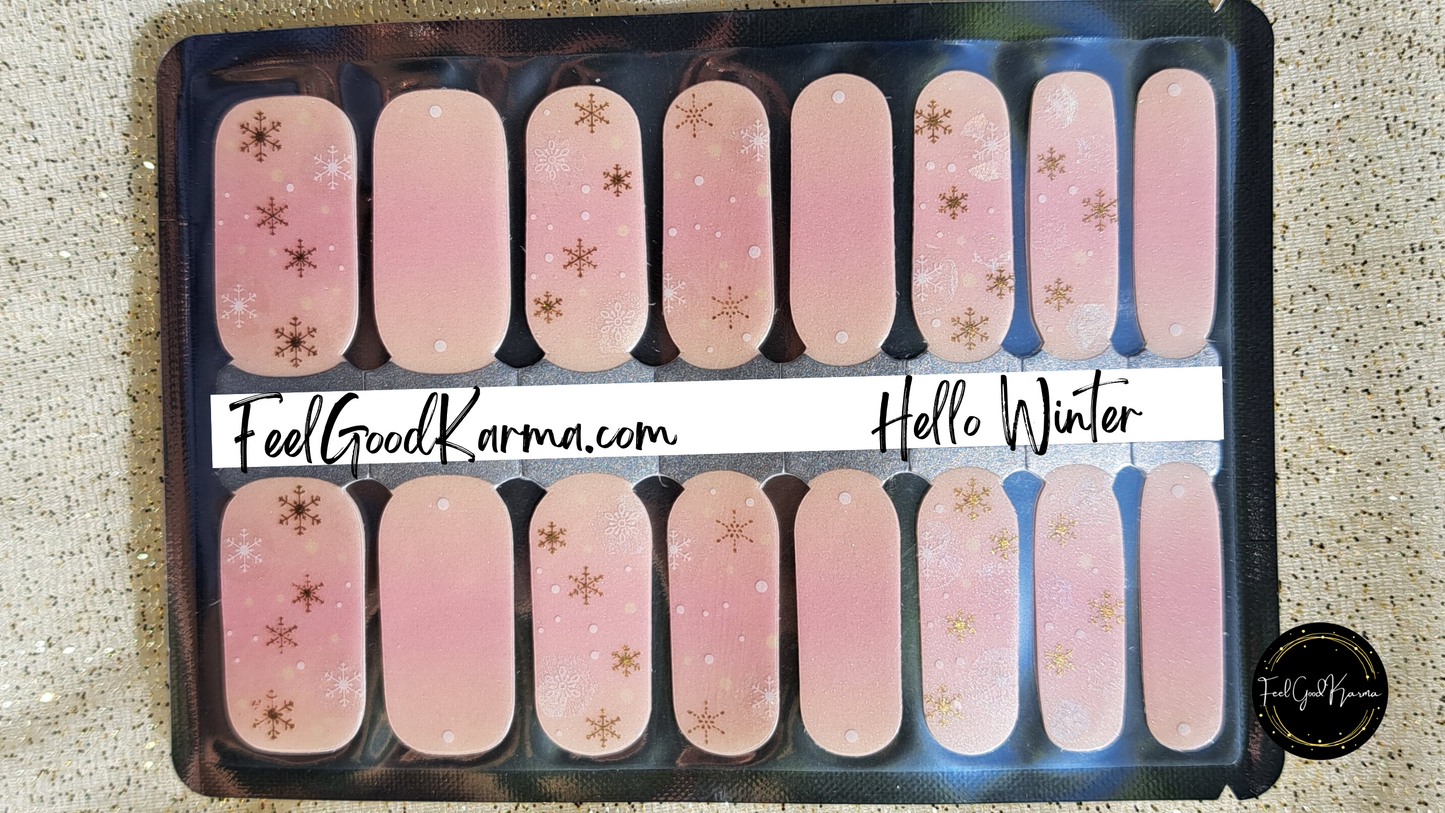 Hello Winter (Transparent Pink)